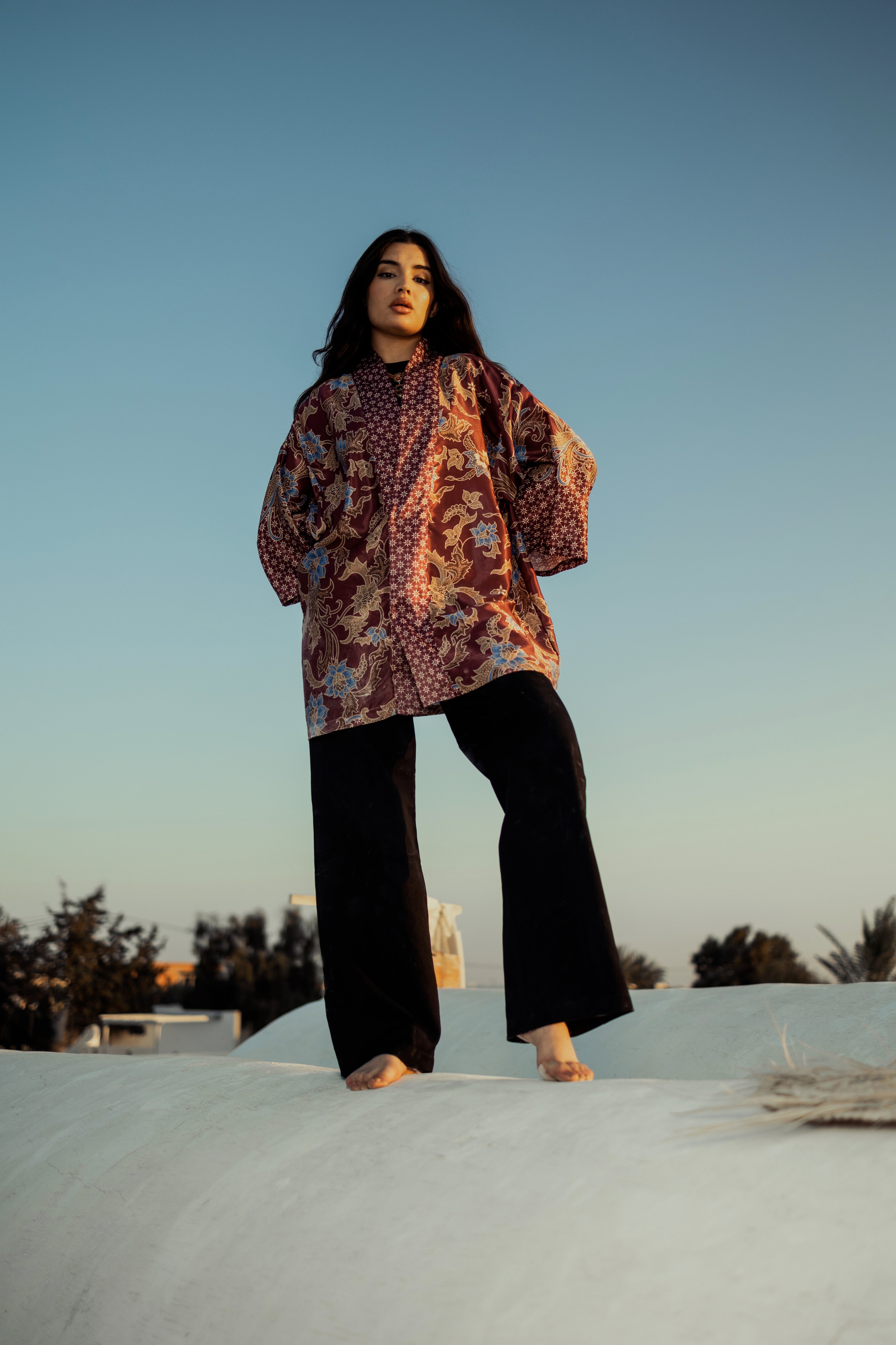 Kurzer Kimono - Amethyst - Limited Edition