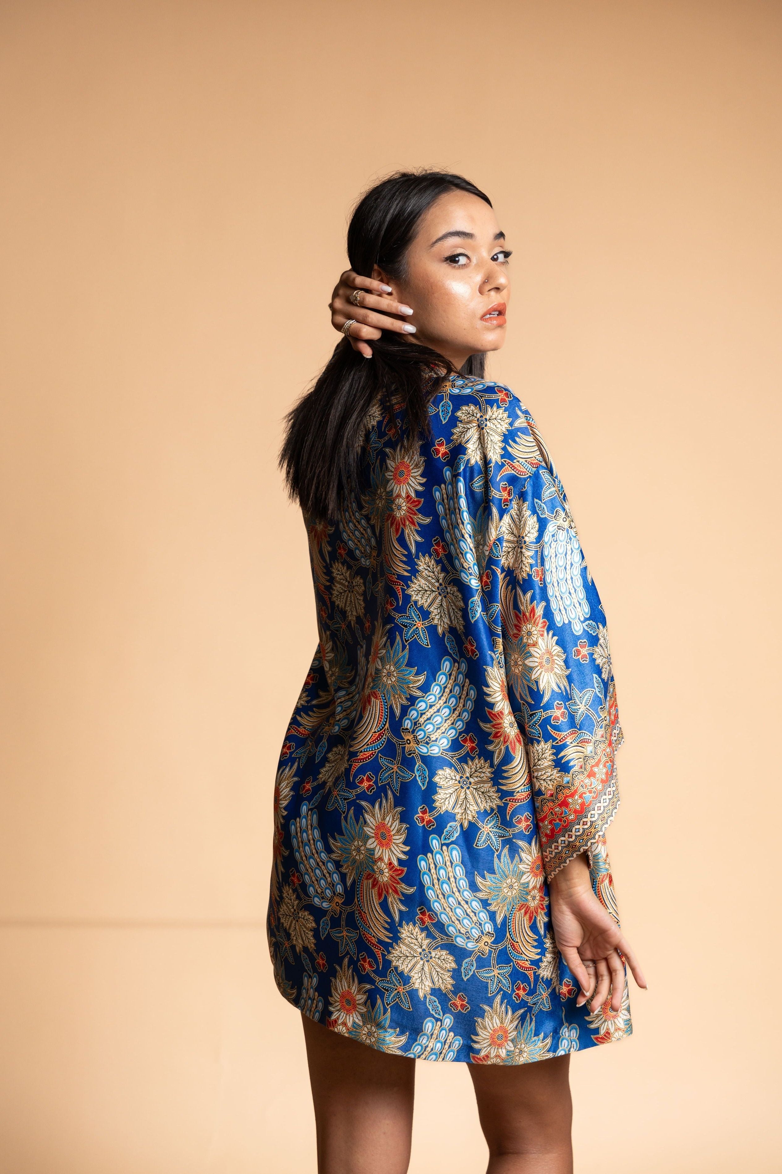 Short Kimono - Sapphire – Fiahki