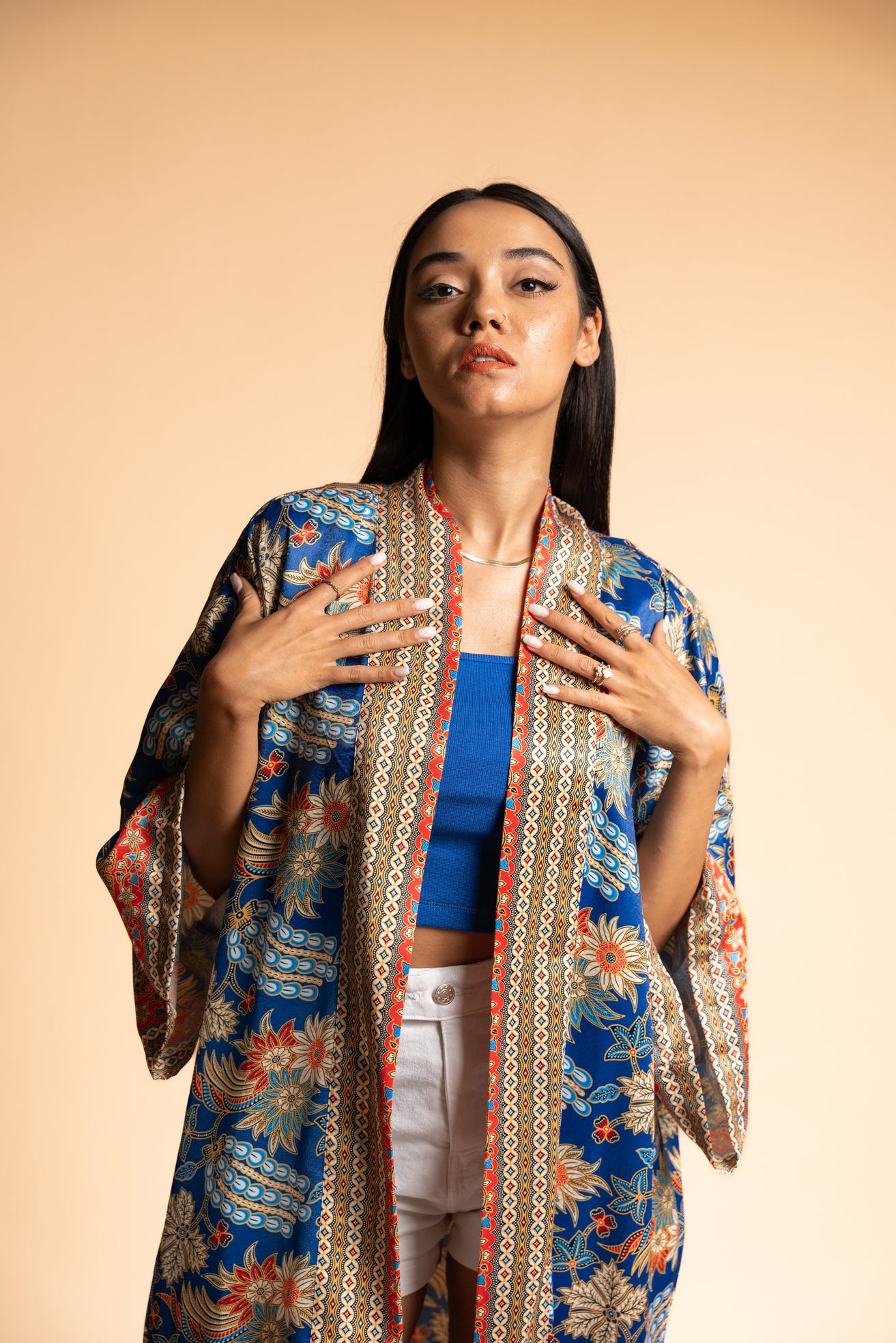 Long Kimono - Sapphire