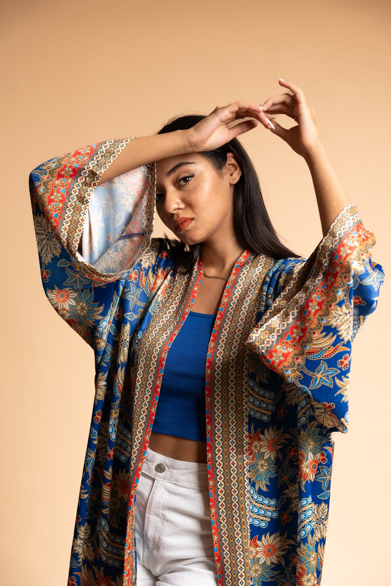 Long Kimono - Sapphire